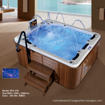 Modern Luxury TV SPA Indoor Hot Tubs Sale 5 Person